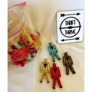 Vintage Bill Ding clown stacking toys